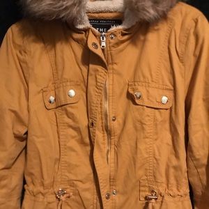 Urban Heritage Yellow Winter Cabin Parka